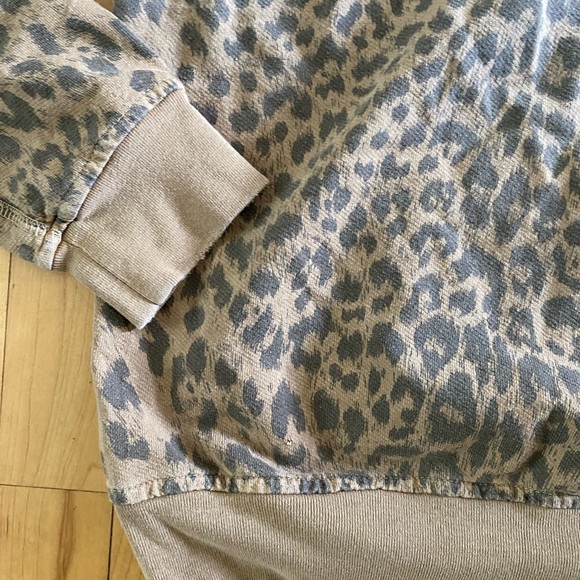 Current/Elliott Tan Cheetah The Zip Hoodie - Picture 5 of 5